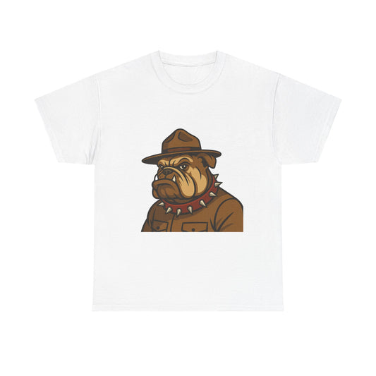 Vintage Bulldog Graphic Unisex Heavy Cotton Tee