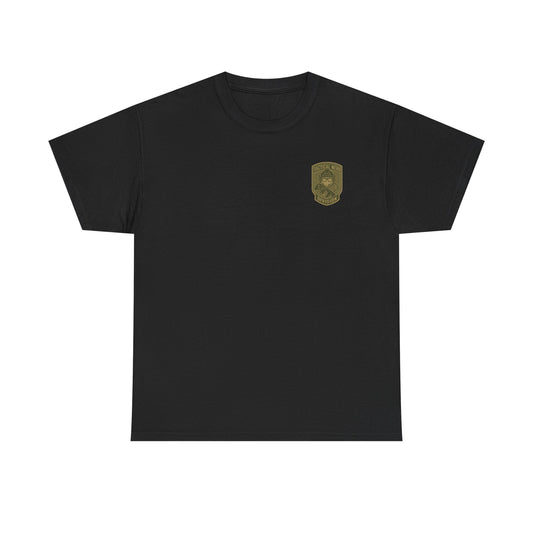 Unisex Heavy Cotton Tee - Loadout Checklist Design - Perfect for Gamers and Casual Wear